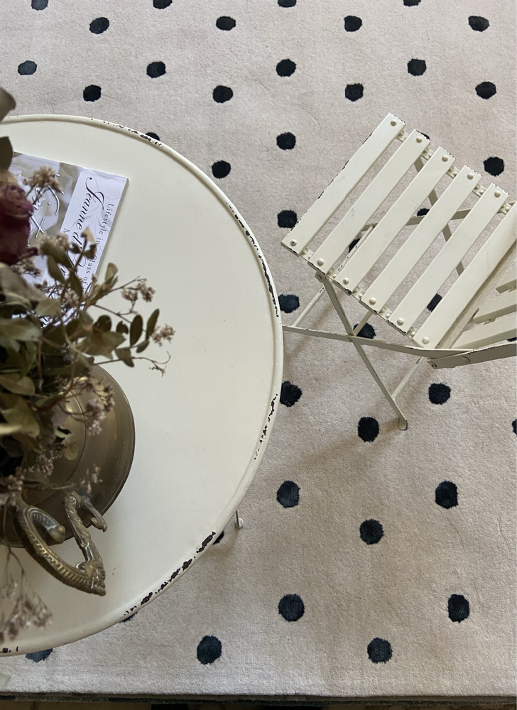 Tapis contemporains - MOTIF POIS, TAPIS FAIT MAIN - KAYMANTA