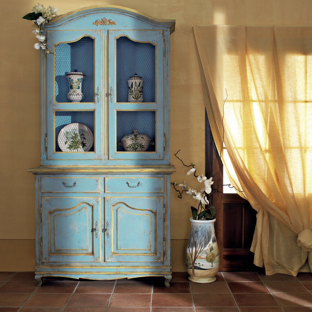 Bibliothèques - Armoire à deux formes de portes provinciales françaises - INTERIORS ITALIA