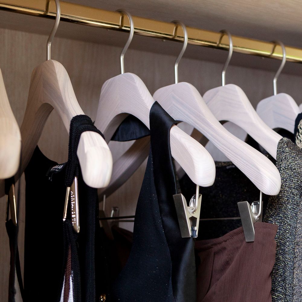 Homewear - Collection of clothes hangers for the lady's dressing room — white washed - MON CINTRE