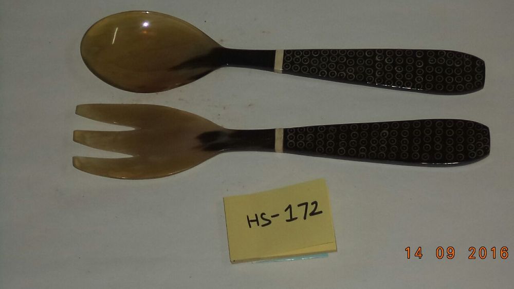 Quincaillerie d'art - Ensembles de table à salade/couverts (corne, os, bois et métal) - SS EXPORTS