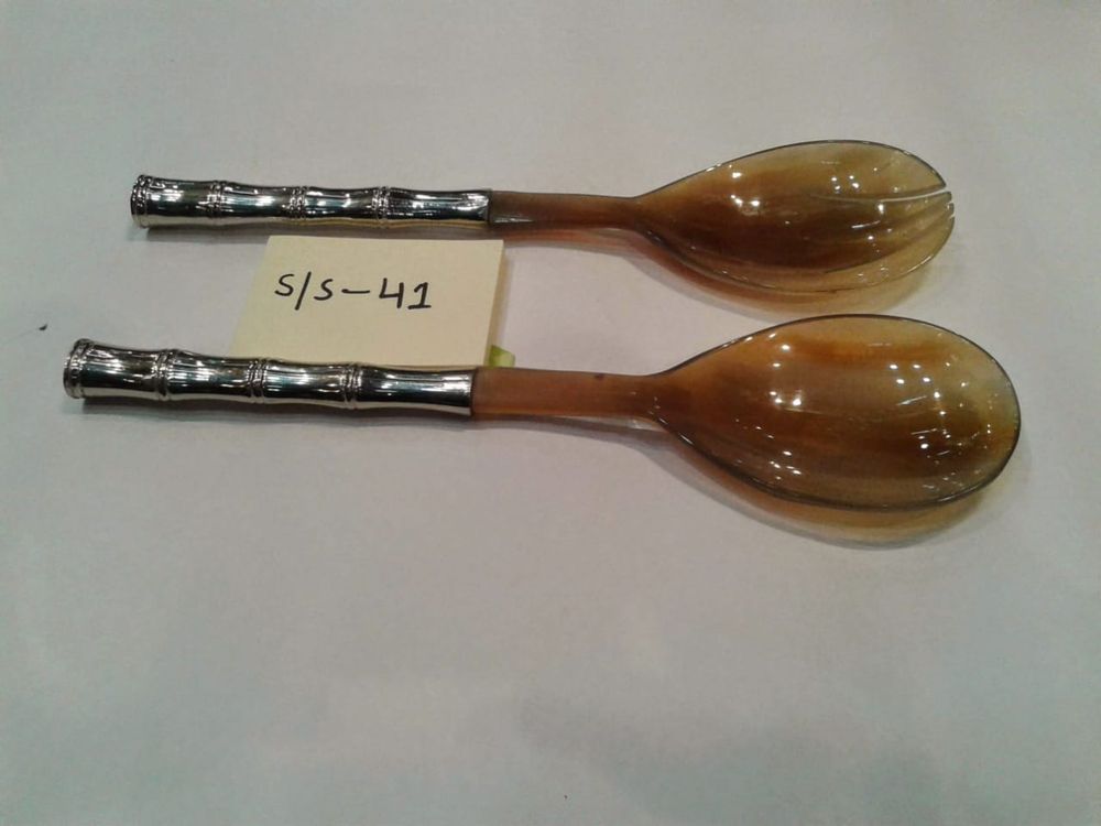 Quincaillerie d'art - Ensembles de table à salade/couverts (corne, os, bois et métal) - SS EXPORTS