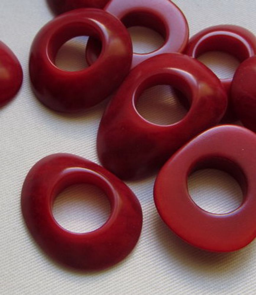 Quincaillerie d'art - Beignets en Tagua. Ivoire végétal - TIERRATAGUA & CREATIERRA