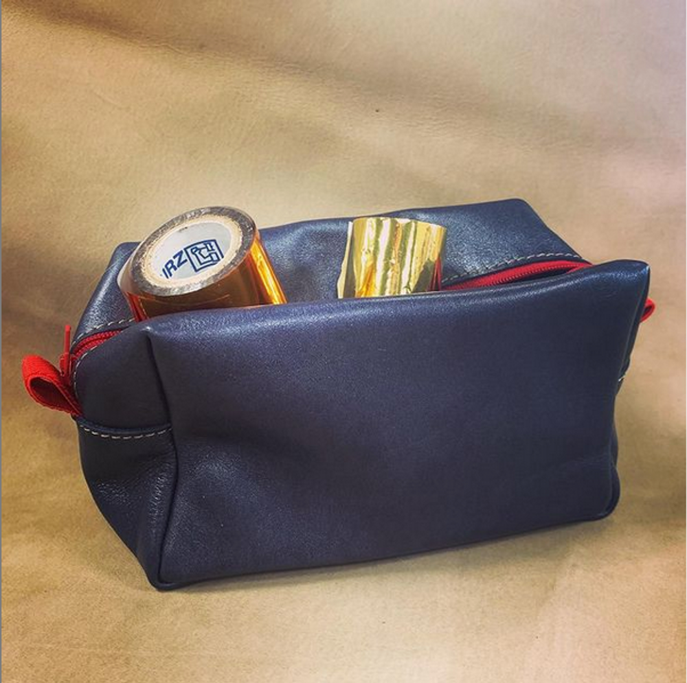 Leather goods - ZIPPED MAKE UP CASE - BANDIT MANCHOT