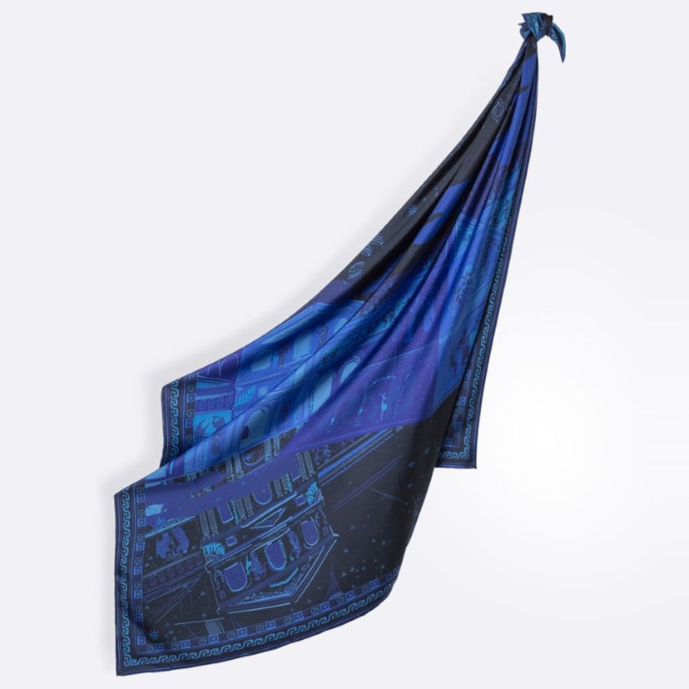 Scarves - PEGASE SILK SCARF - PETRUSSE PARIS