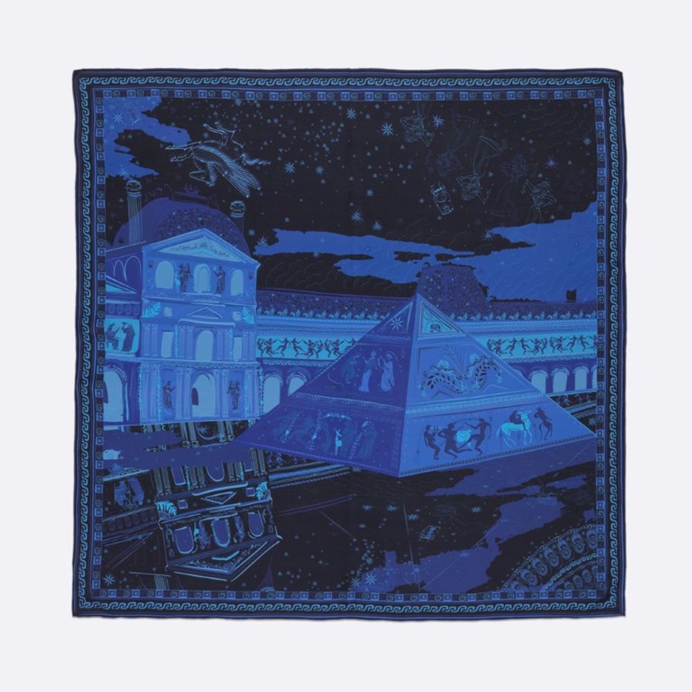 Scarves - PEGASE SILK SCARF - PETRUSSE PARIS