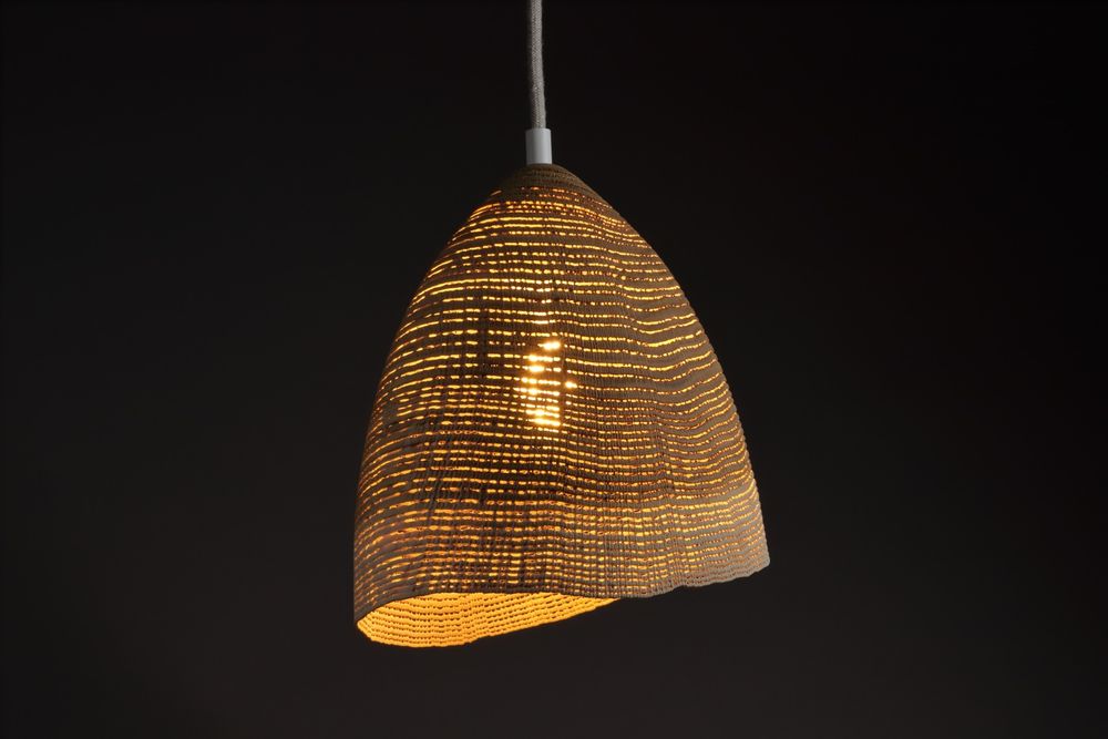 Hanging lights - Oak ceiling lamp - PASCAL OUDET