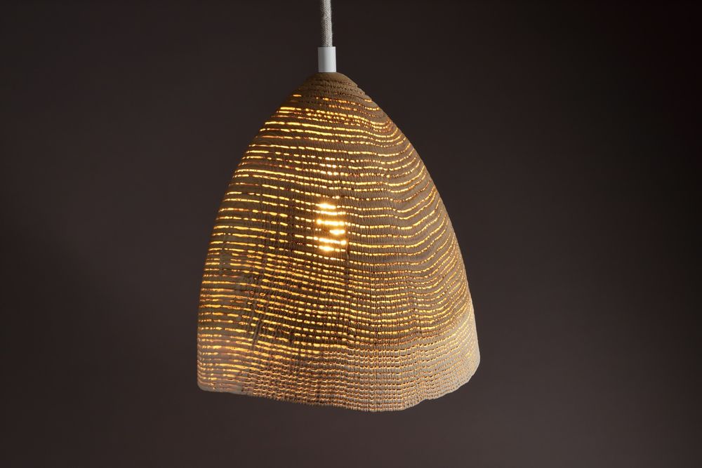 Hanging lights - Oak ceiling lamp - PASCAL OUDET