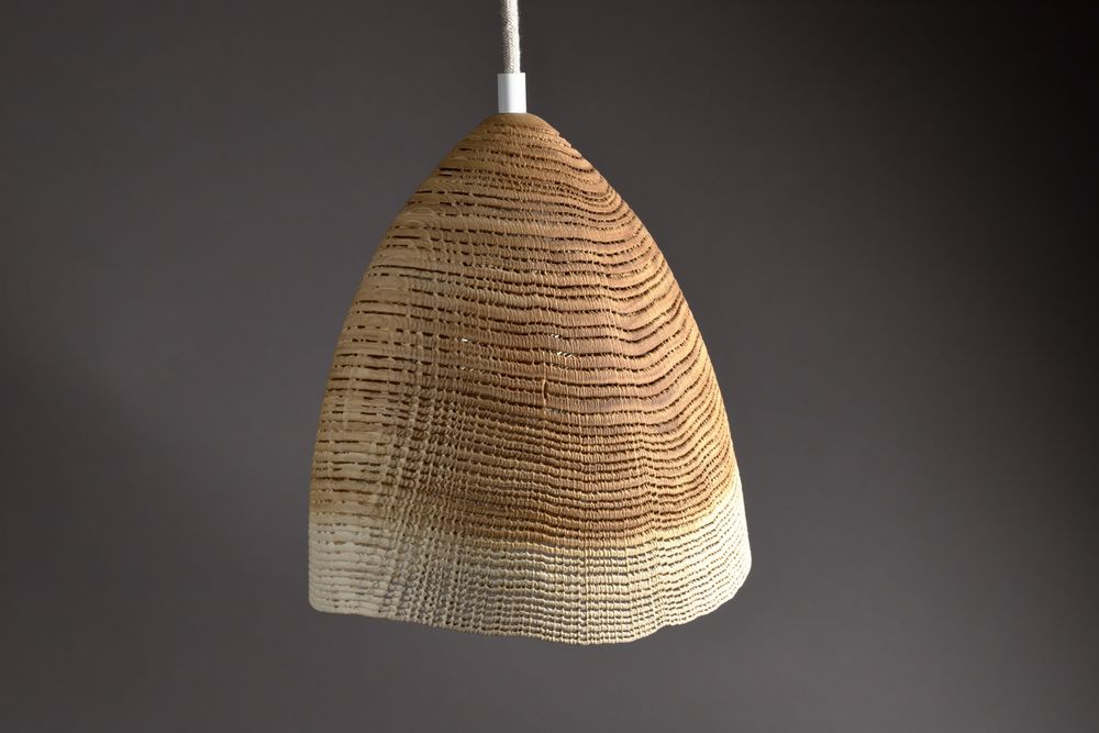 Hanging lights - Oak ceiling lamp - PASCAL OUDET