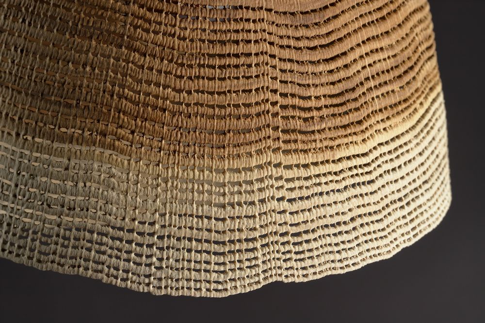 Hanging lights - Oak ceiling lamp - PASCAL OUDET