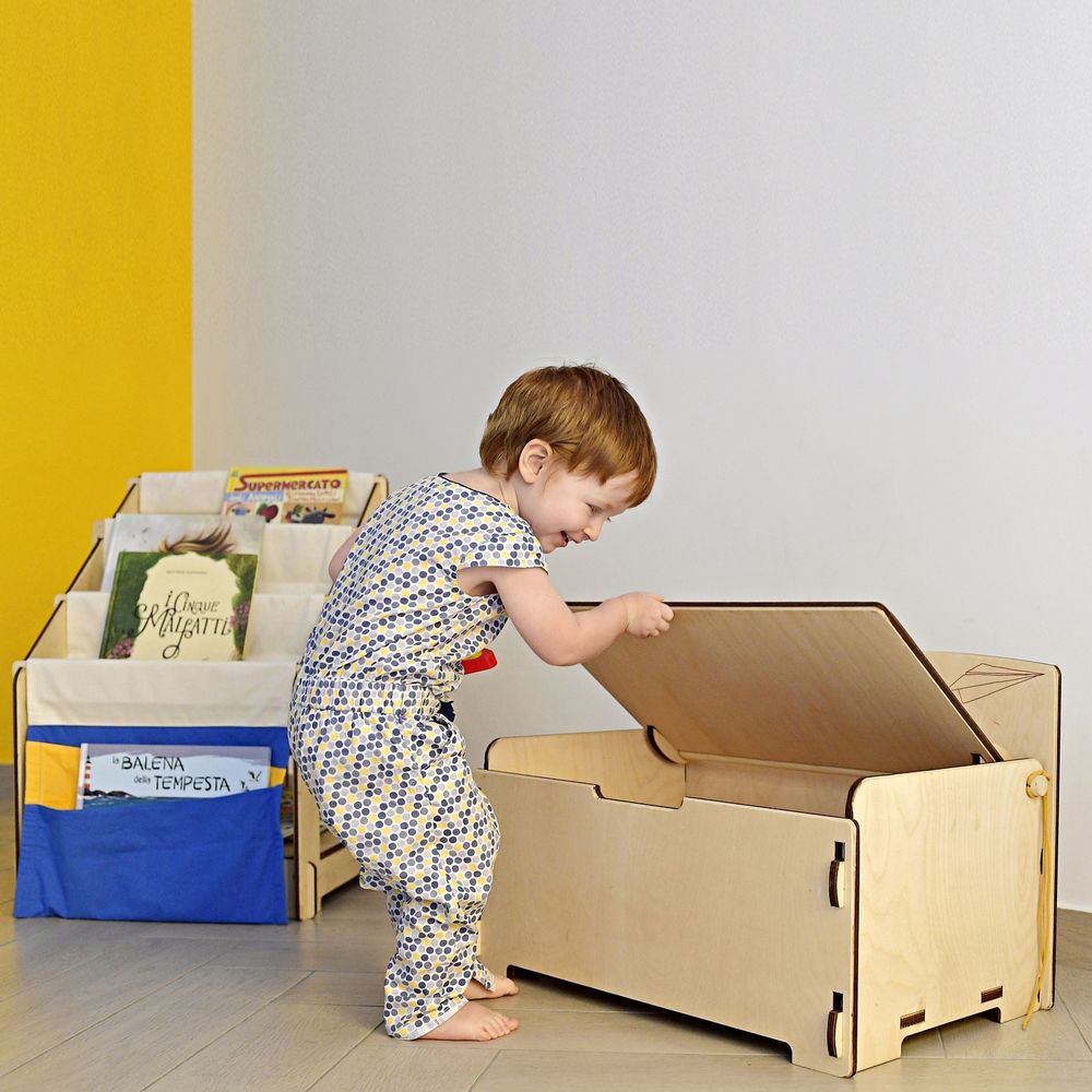 Chambres d'enfants - Pepetta Porte-chaussures pour enfant avec cadre à cravates Montessori - NINIDESIGN