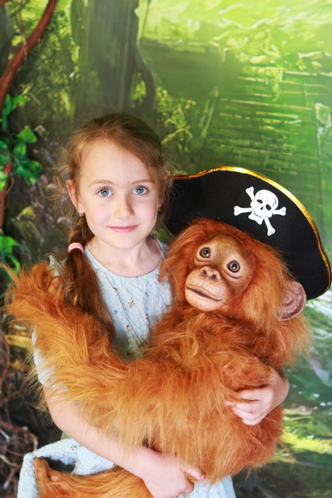 Customizable objects - Cute realistic monkey sculpture - KATERINA MAKOGON
