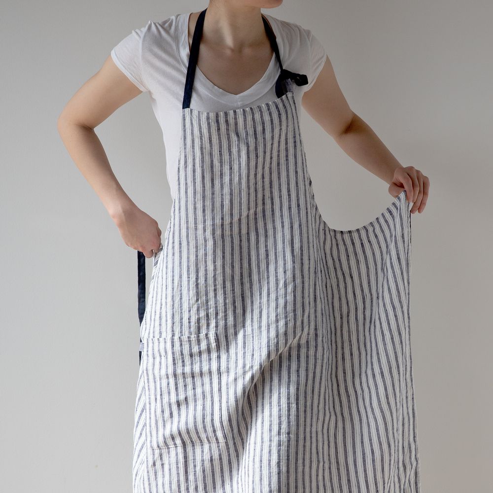 Linge d'office - Tablier 100 % lin, Manon - LINO E LINA