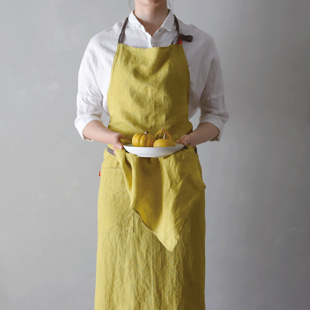 Linge d'office - Tablier 100 % lin, Manon - LINO E LINA