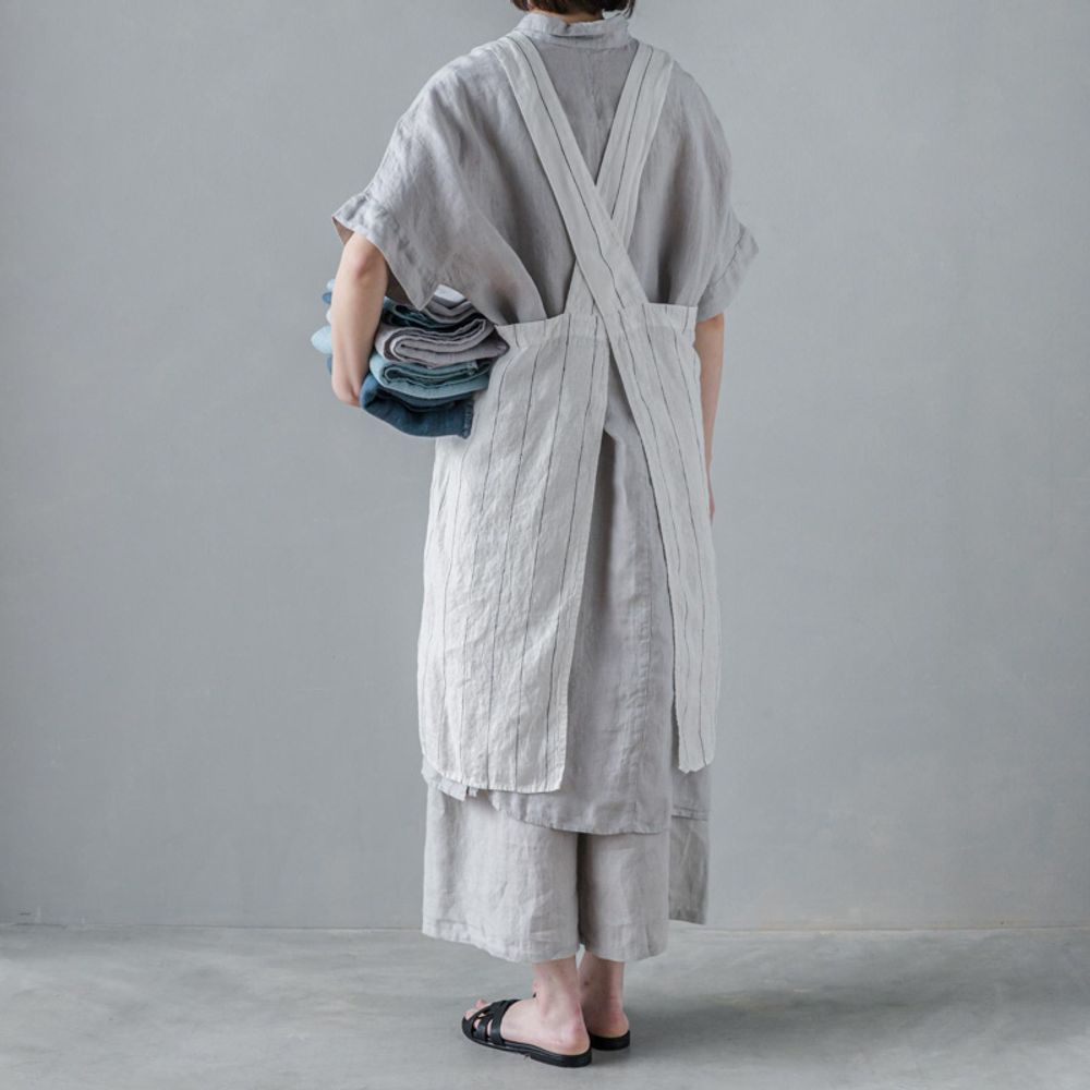 Kitchen linens - 100% Linen aprons, Anita, Carina, Sabine - LINO E LINA