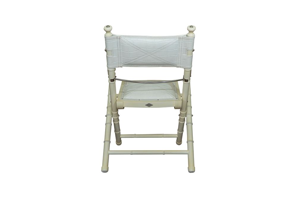 Transats - Chaise de camp Blanc - P&B VALISES