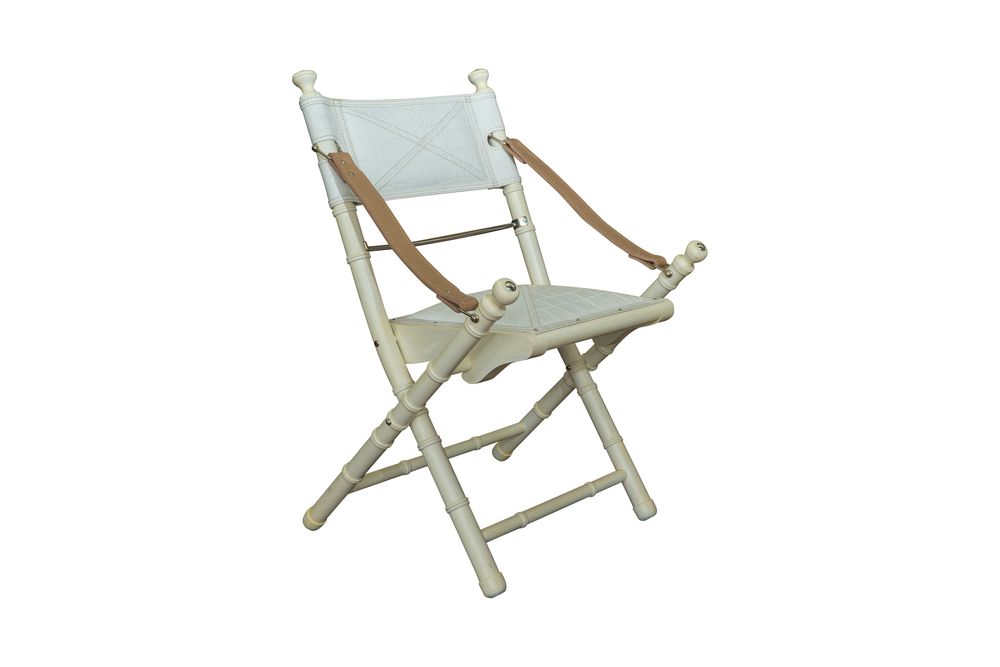 Transats - Chaise de camp Blanc - P&B VALISES