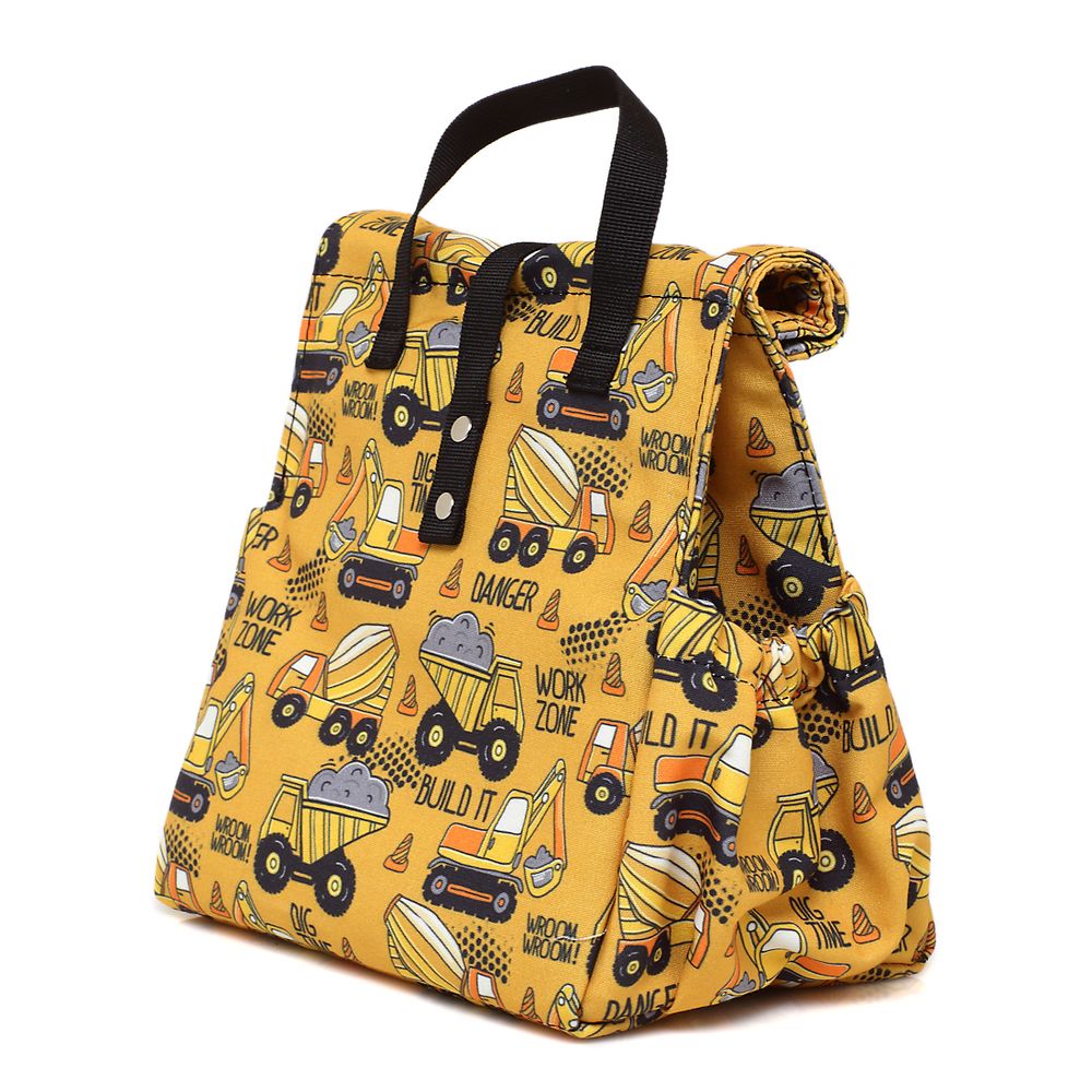 Cadeaux - Escavator Original Sac à lunch pour enfant avec sangle noire - THE LUNCHBAGS