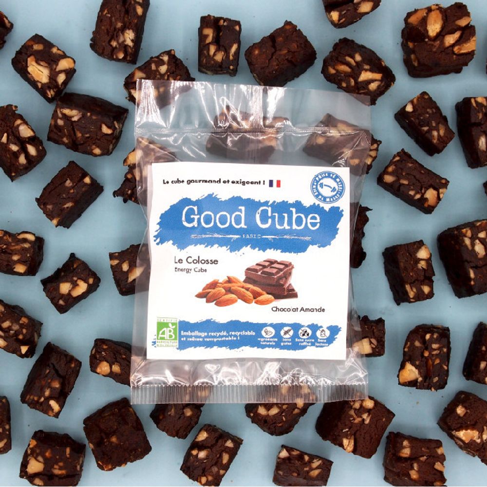 Biscuits - Brownie bio chocolat/amandes - Le Colosse - L'ATELIER DES CREATEURS
