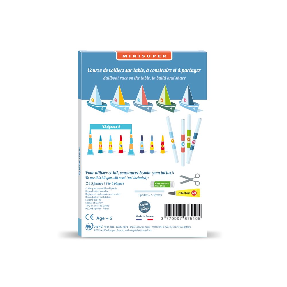 Children's games - The little regatta - SOPHIE ET MARTIN
