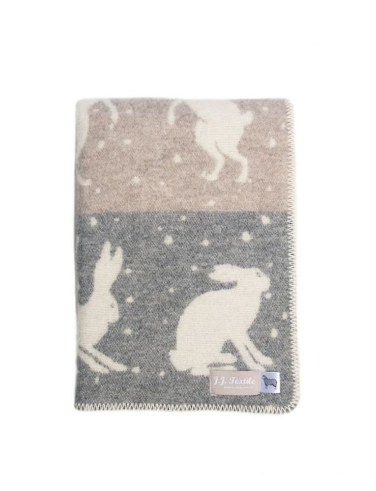 Throw blankets - Snow Wool Blanket - 130 x 180 - J.J. TEXTILE LTD