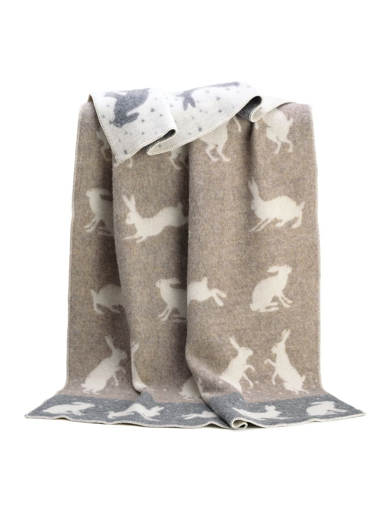 Throw blankets - Snow Wool Blanket - 130 x 180 - J.J. TEXTILE LTD