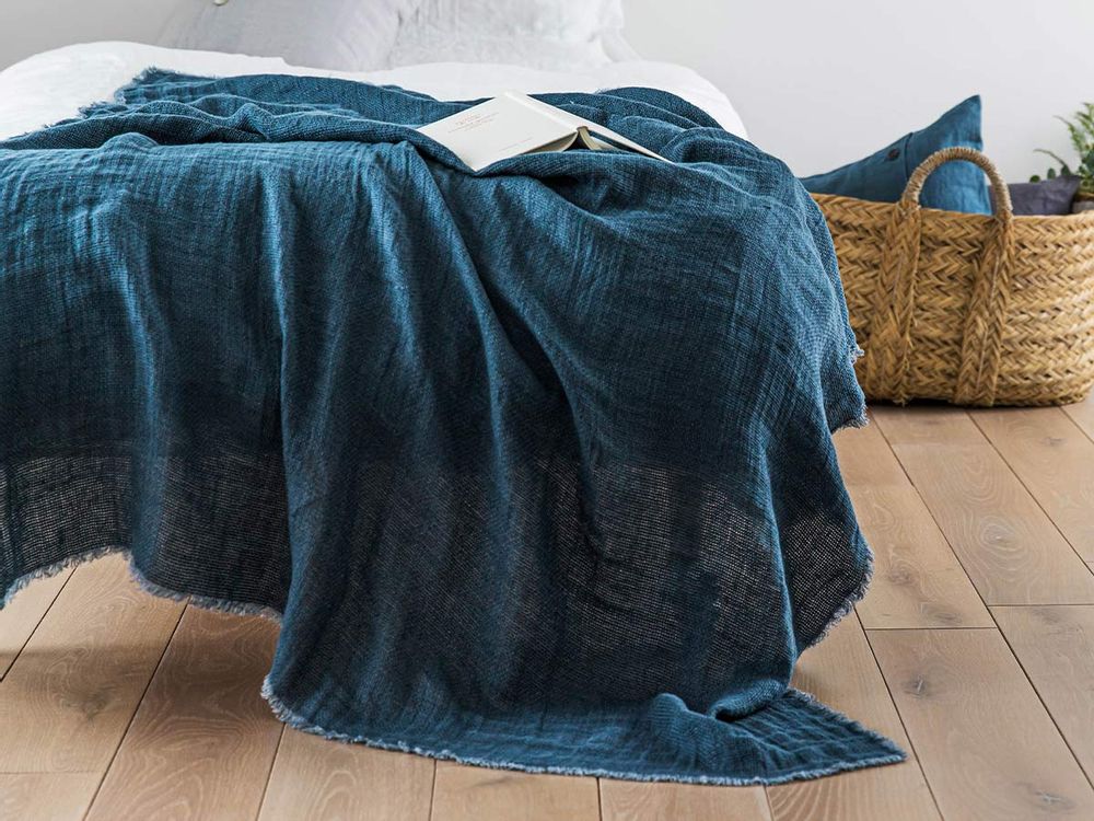 Decorative objects - 100% Linen blankets - LINO E LINA