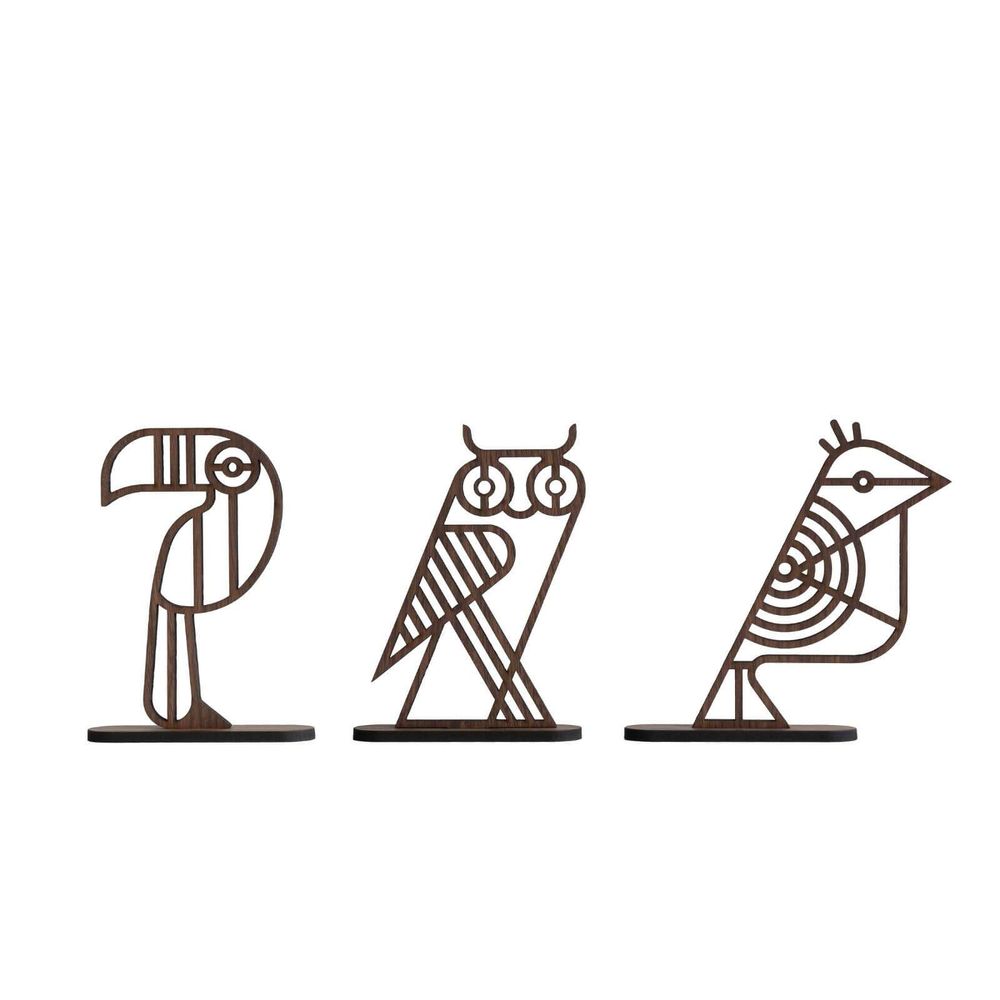 Sculptures, statuettes and miniatures - Mini Birds Triplet - UMASQU
