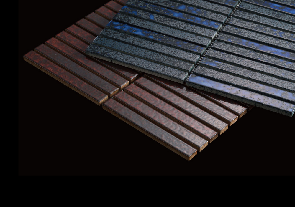 Faience tiles - Kuroaya - Porcelain Tiles - RAVEN - JAPANESE TILES