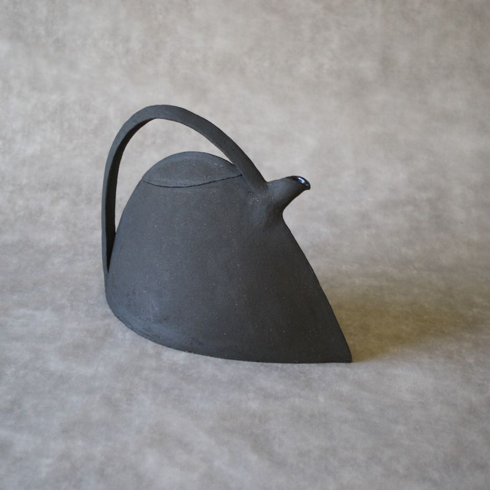 Carafes - Théière EMA Grès Noir - ANNE KRIEG, CERAMISTE