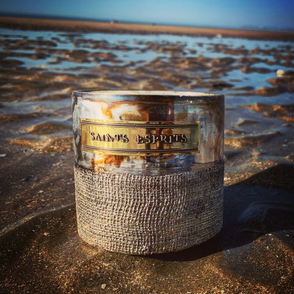 Candles - THE GOURMET - limited edition silver scented candle 400g - SAINTS ESPRITS