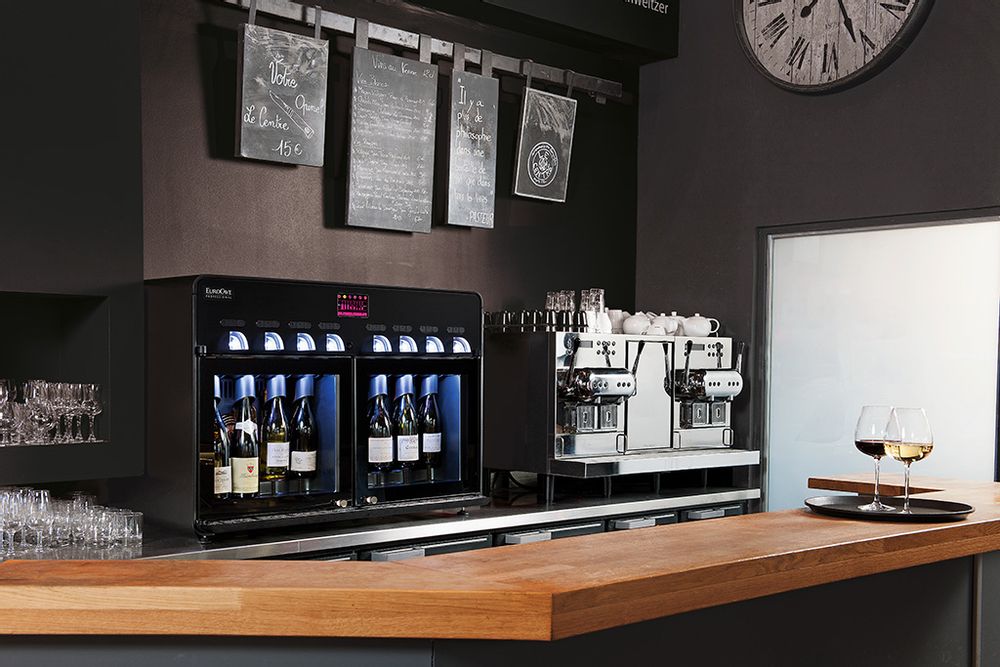 Objets design - DISTRIBUTEUR DE VIN PROFESSIONNEL - VIN AU VERRE 8.0 - EUROCAVE