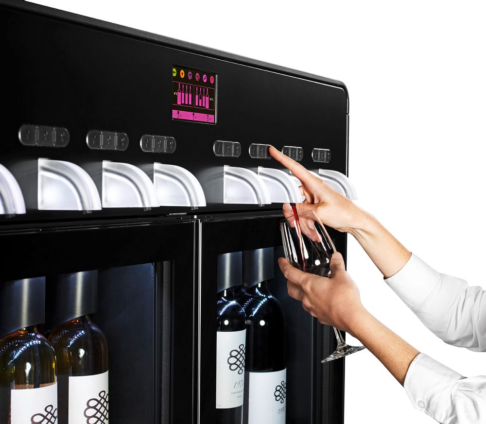 Objets design - DISTRIBUTEUR DE VIN PROFESSIONNEL - VIN AU VERRE 8.0 - EUROCAVE