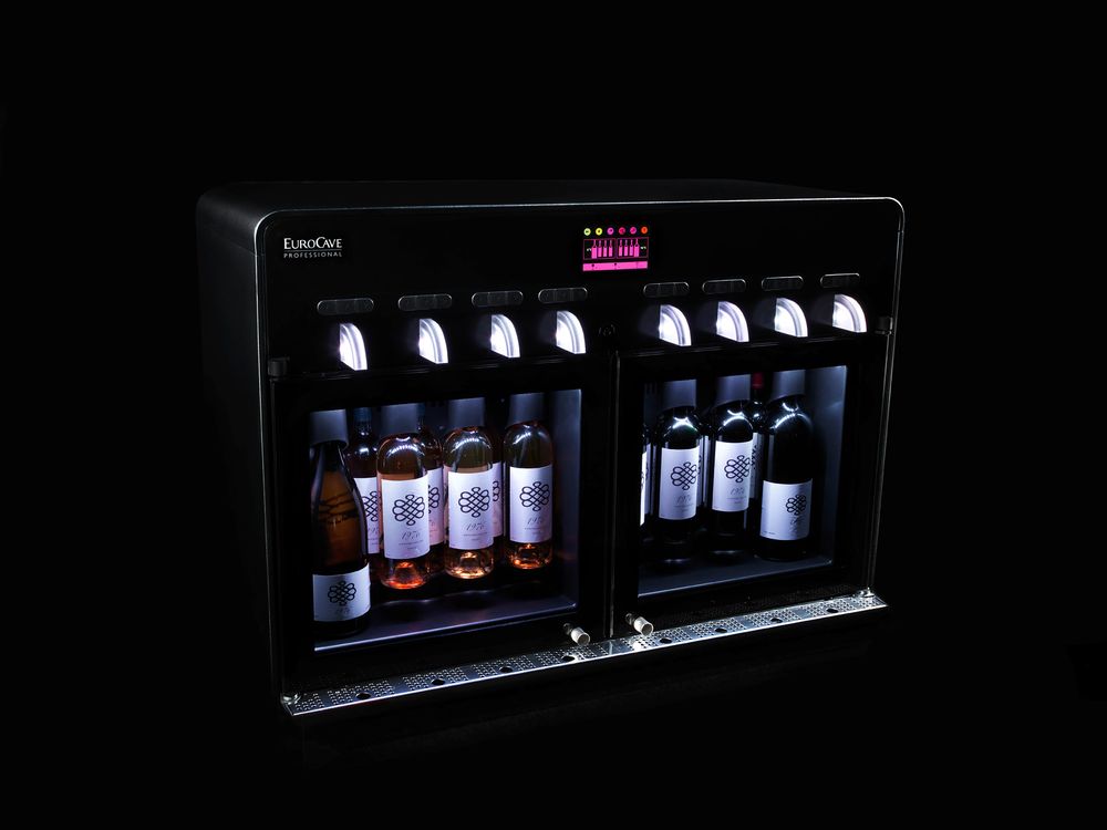 Objets design - DISTRIBUTEUR DE VIN PROFESSIONNEL - VIN AU VERRE 8.0 - EUROCAVE