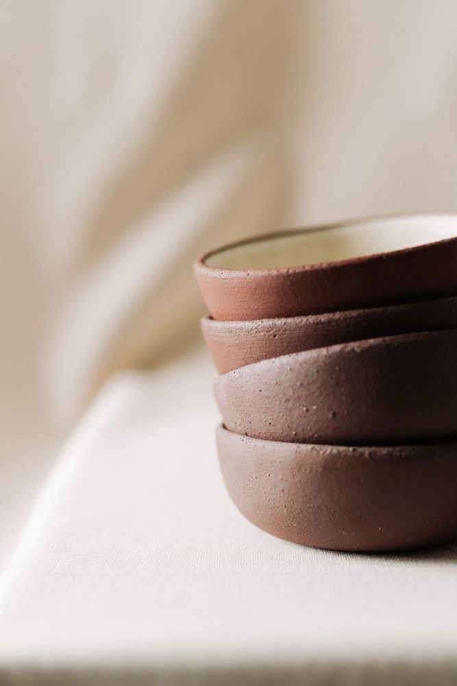 Platter and bowls - Small bowl Terra Vanilla - POEMI