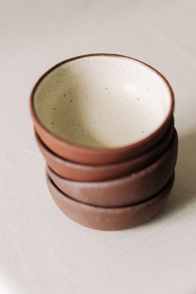 Platter and bowls - Small bowl Terra Vanilla - POEMI