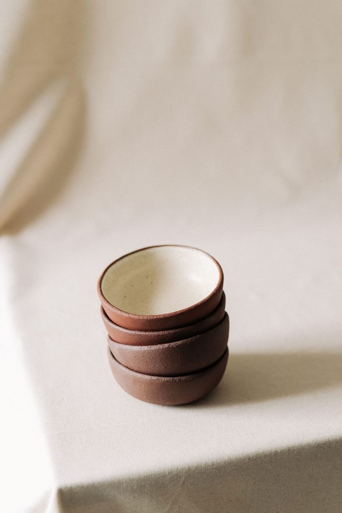 Platter and bowls - Small bowl Terra Vanilla - POEMI