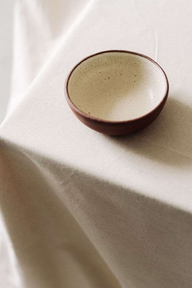 Platter and bowls - Small bowl Terra Vanilla - POEMI