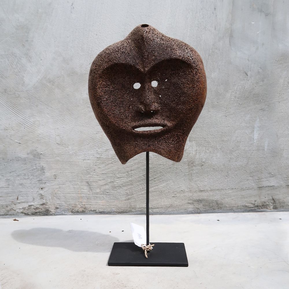 Decorative objects - Traditional Mask from Whale Bone - NYAMAN GALLERY BALI
