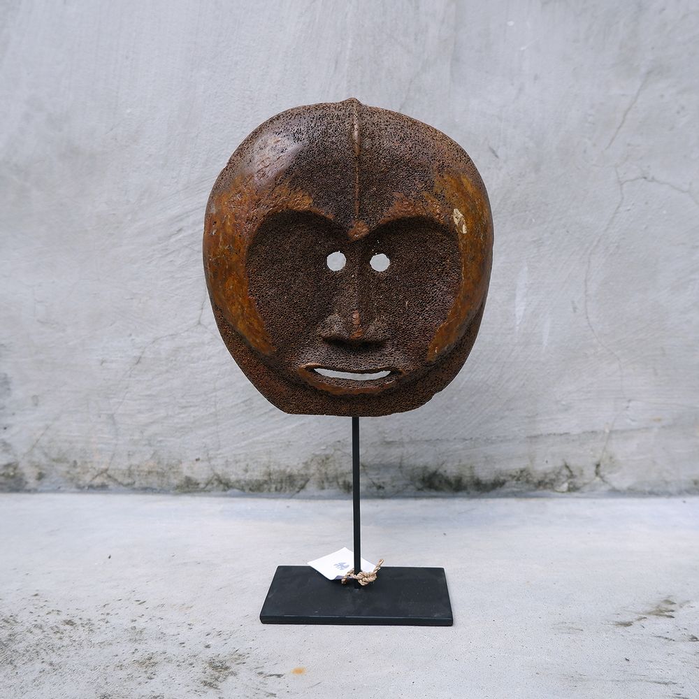 Decorative objects - Traditional Mask from Whale Bone - NYAMAN GALLERY BALI