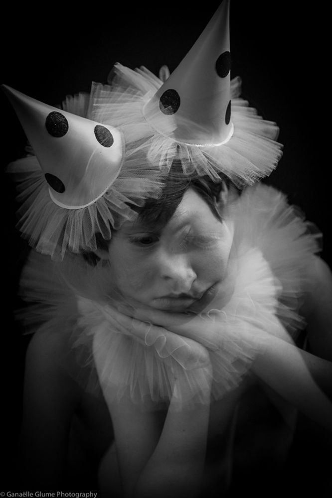 Children's party goods - Colombine hat - MOUCHE