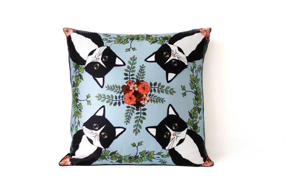 Fabric cushions - CLEO Silk cushion - MY FRIEND PACO
