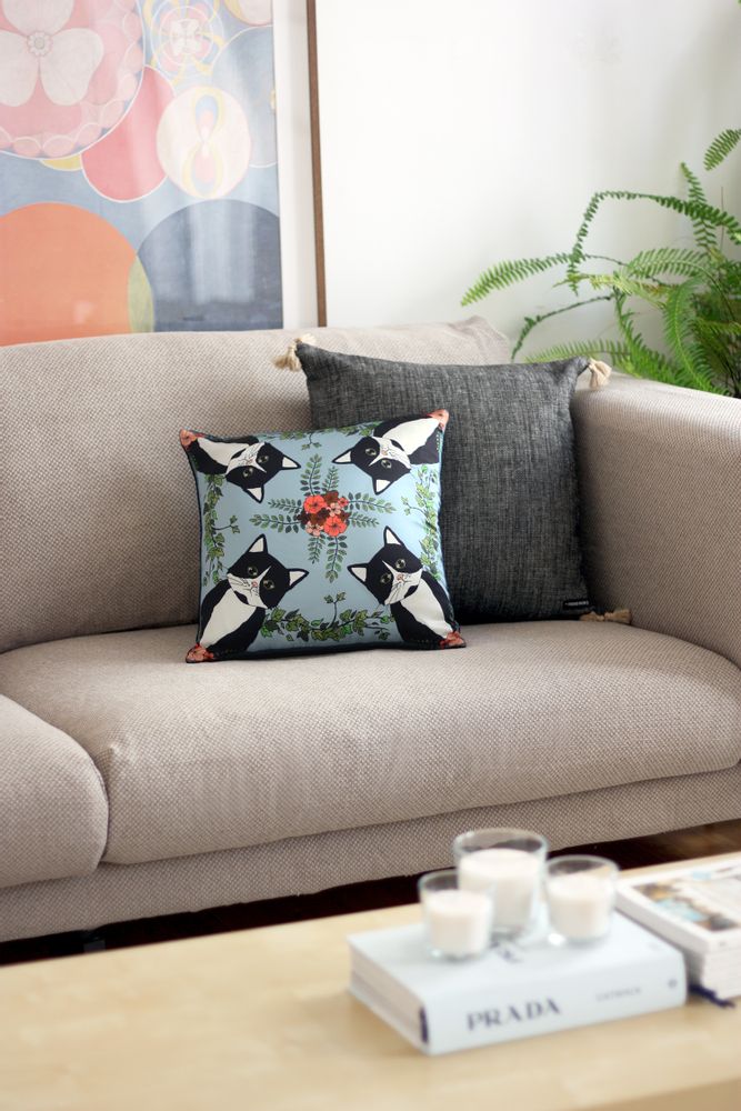 Fabric cushions - CLEO Silk cushion - MY FRIEND PACO