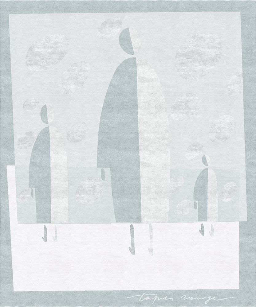 Objets de décoration - Men gris designer tapis par Tapis Rouge - TAPIS ROUGE