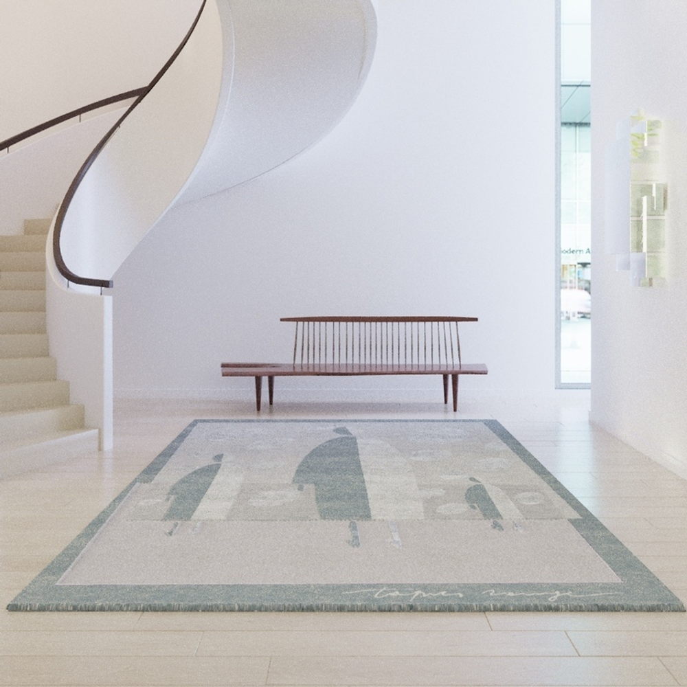 Objets de décoration - Men gris designer tapis par Tapis Rouge - TAPIS ROUGE