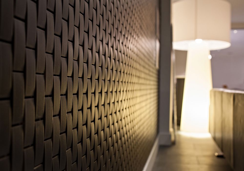 Faience tiles - Repeat Wave - Porcelain Tiles - RAVEN - JAPANESE TILES