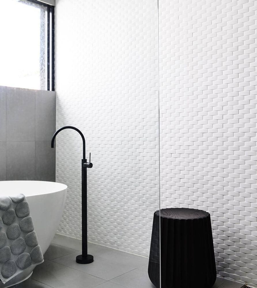 Faience tiles - Repeat Wave - Porcelain Tiles - RAVEN - JAPANESE TILES
