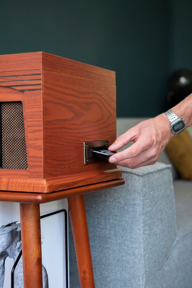 Enceintes et radios - Table de mixage Crosley Lancaster paprika - CROSLEY RADIO