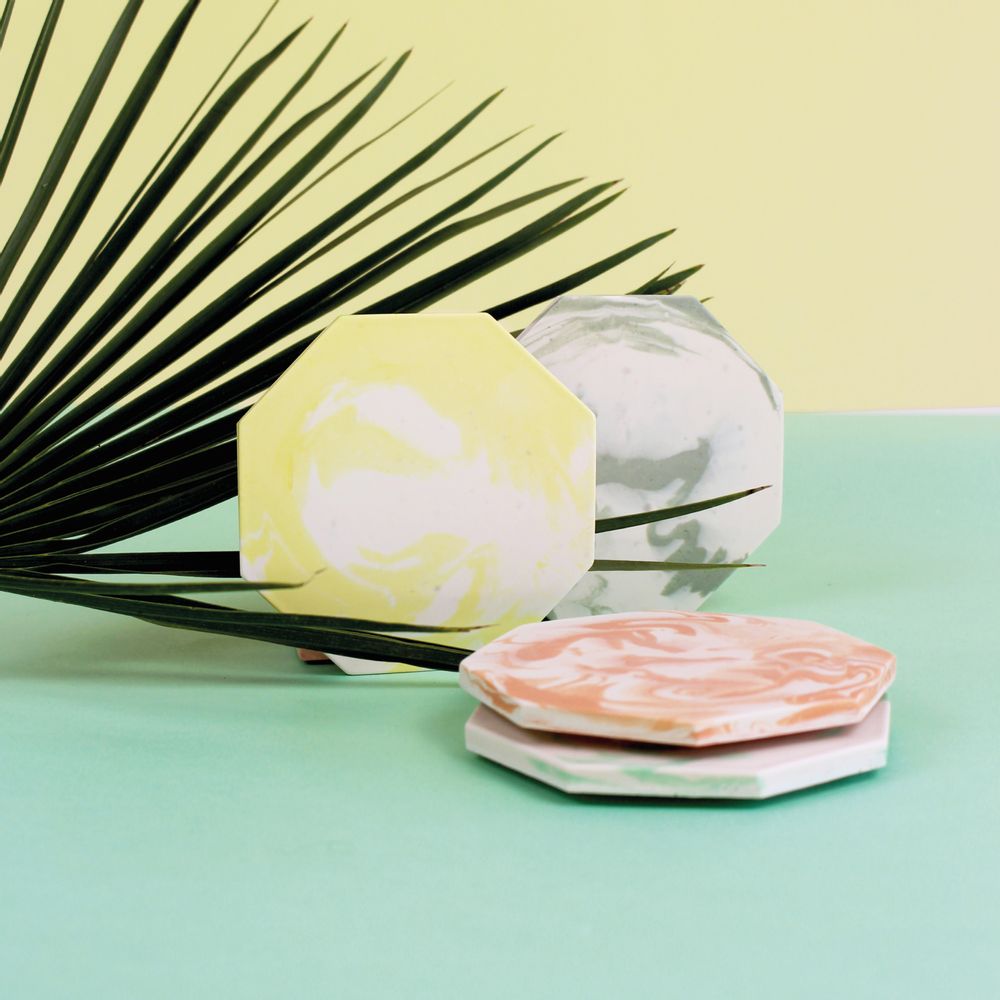 Decorative objects - Dessous de verre Octogone - STUDIO ROSAROOM