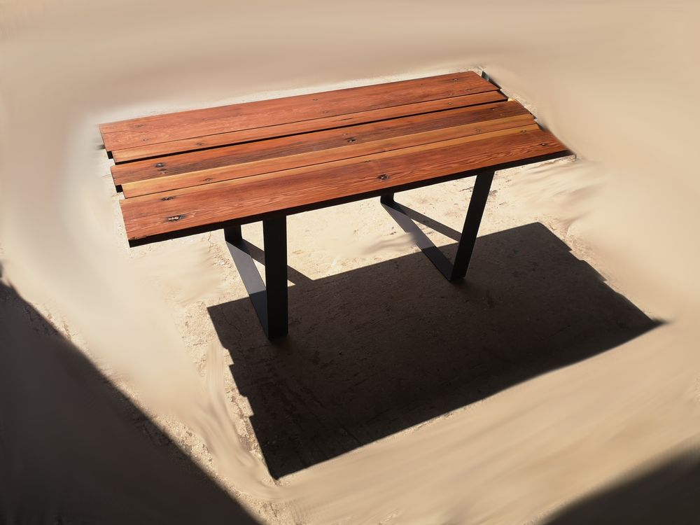 Other tables - Table Large model U-shaped durable wood base - LIVING MEDITERANEO