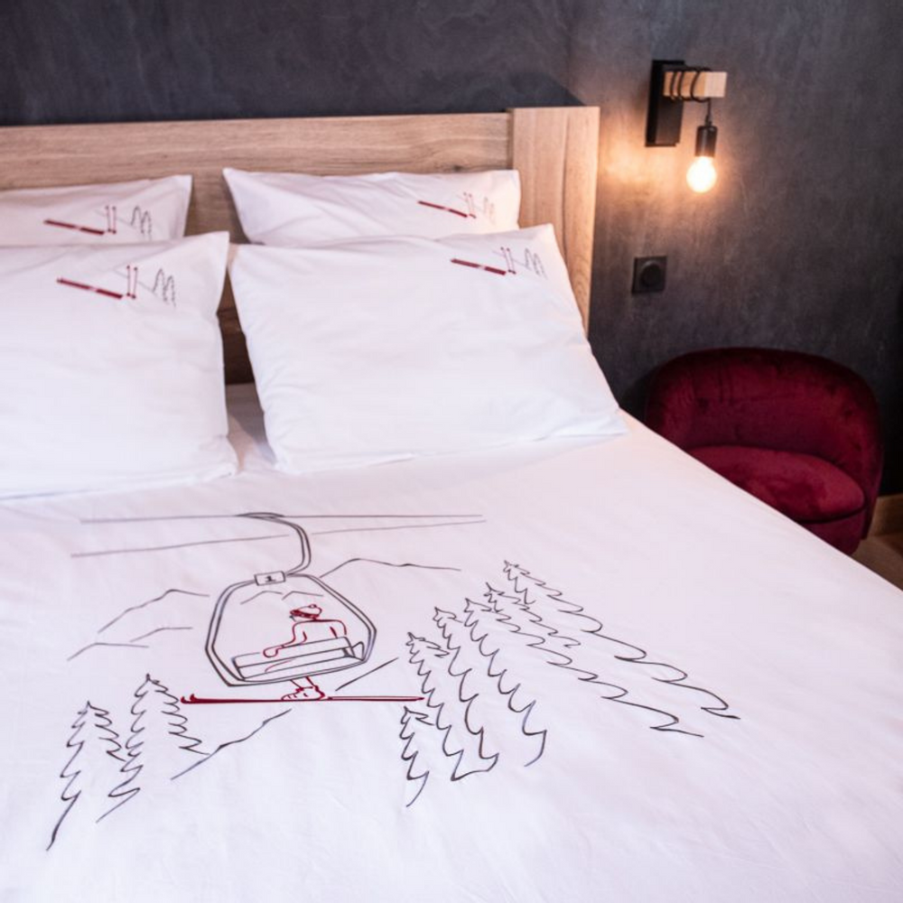 Linge de lit - Housse de couette Télésiège - VAGABONDE INTERNATIONAL